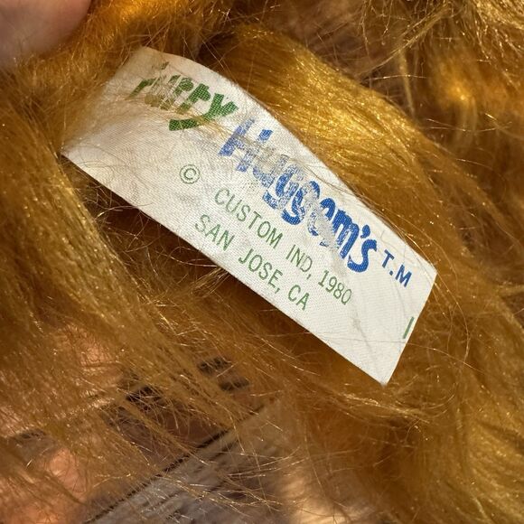 Vintage 1980 Furry Huggems Beaver Wrap Plush Puppet Squeaker Toy Hanging Brown - Picture 8 of 9